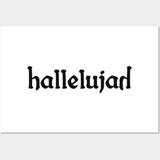 Hallelujah Design Posters and Art